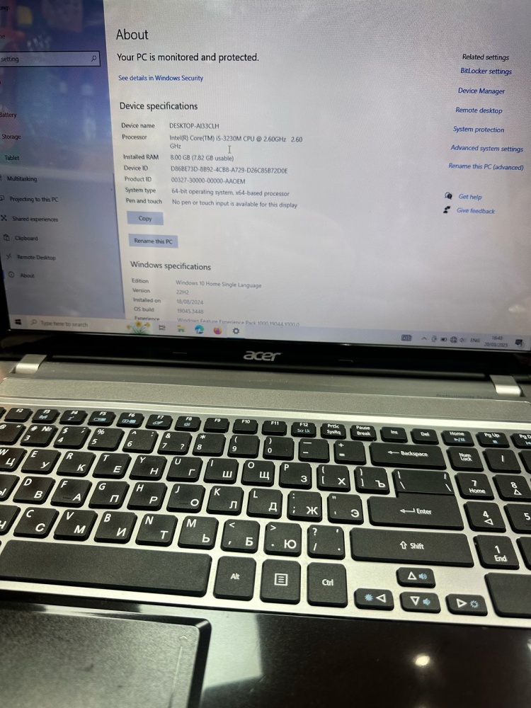 Ноутбук Acer i5-3230m /8/1tb