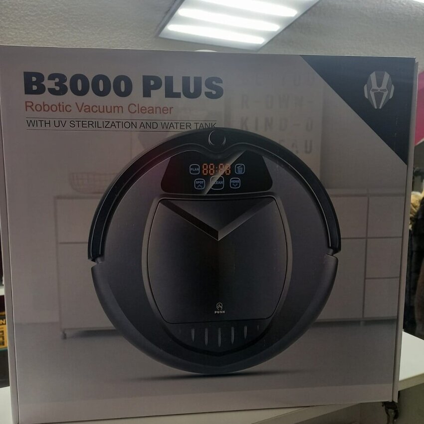 Робот-пылесос IECTROUX B3000 PLUS для сухой и влажной уборки с УФ-лампой