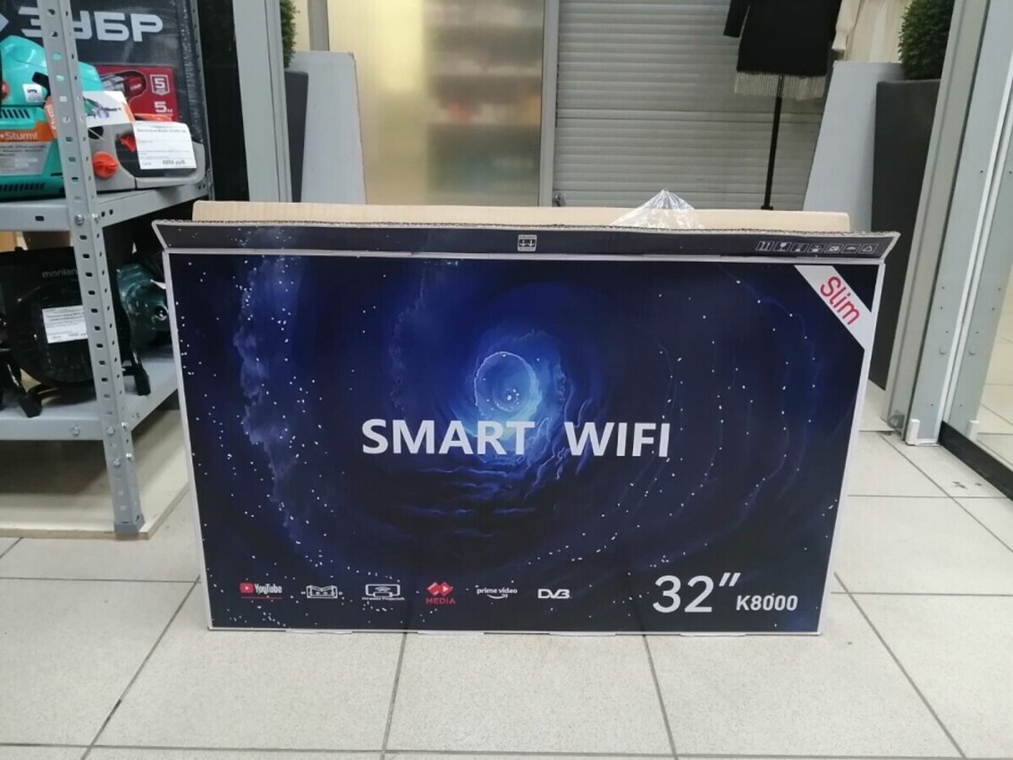 Телевизор smart wi-fi 32k 8000