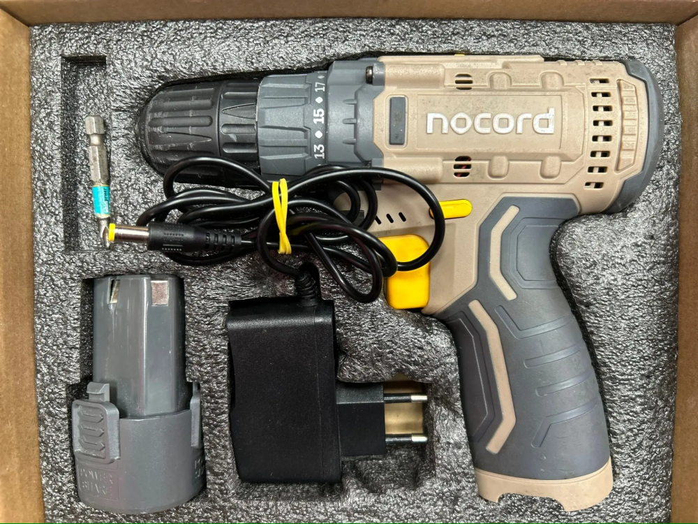 Шуруповерт nocord 12v 1akb