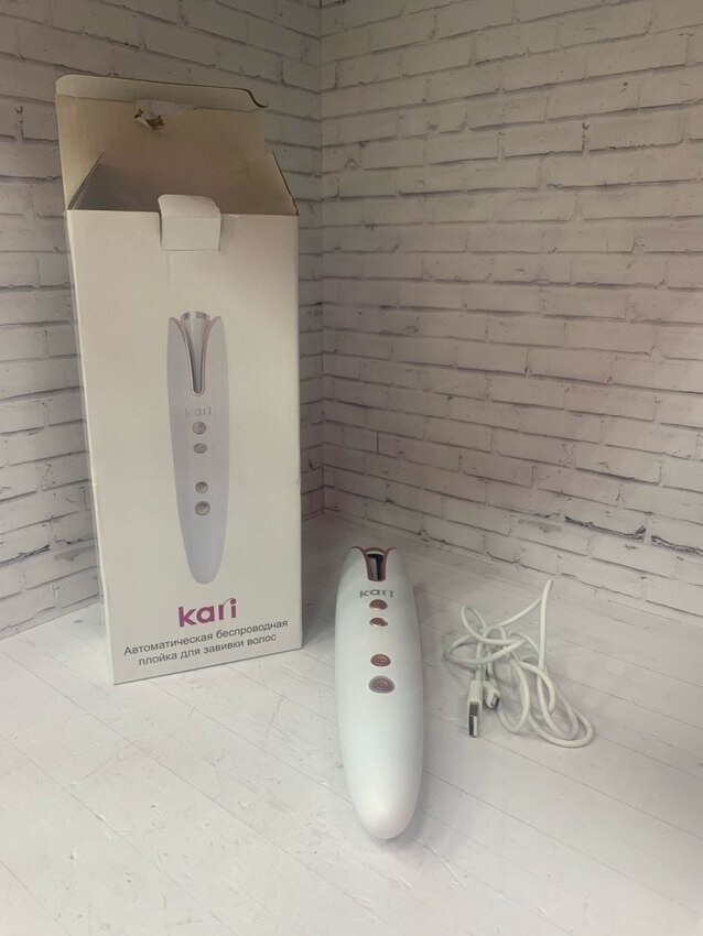 Плойка для волос автоматическая беспроводная Kari