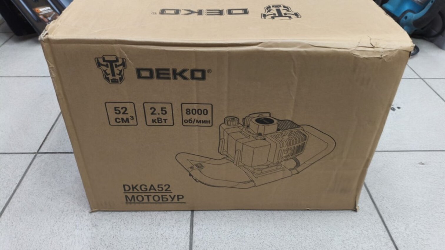 мотобур DEKO DKGA52